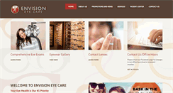 Desktop Screenshot of envision-eyes.com